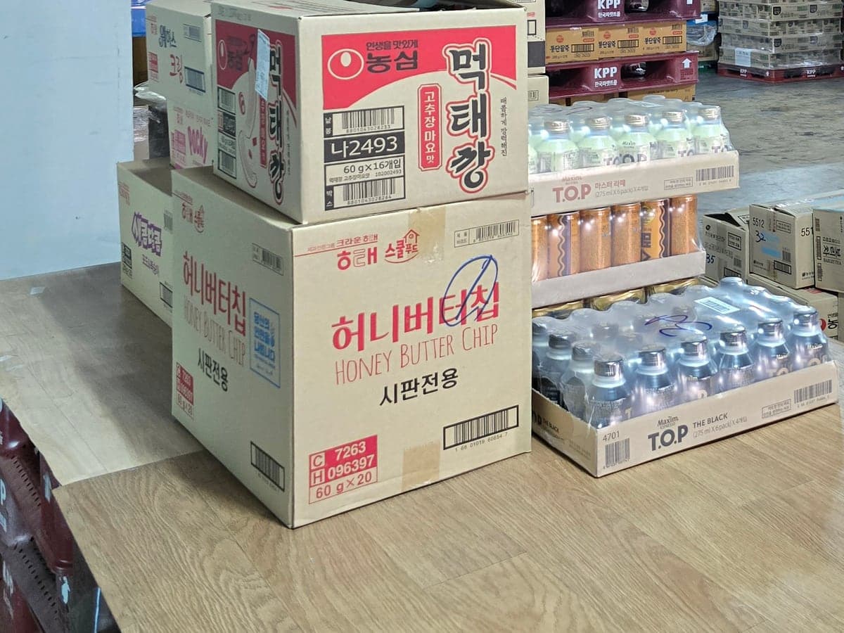 스낵 · 음료 입고 물량